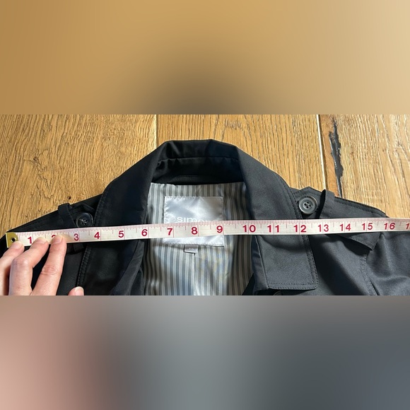 Simons double breasted 3/4 length trench coat with belt - Picture 10 of 10